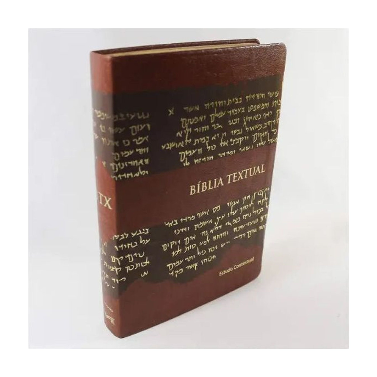 Bíblia de Estudo Textual | Letra Gigante | Capa Marrom Luxo