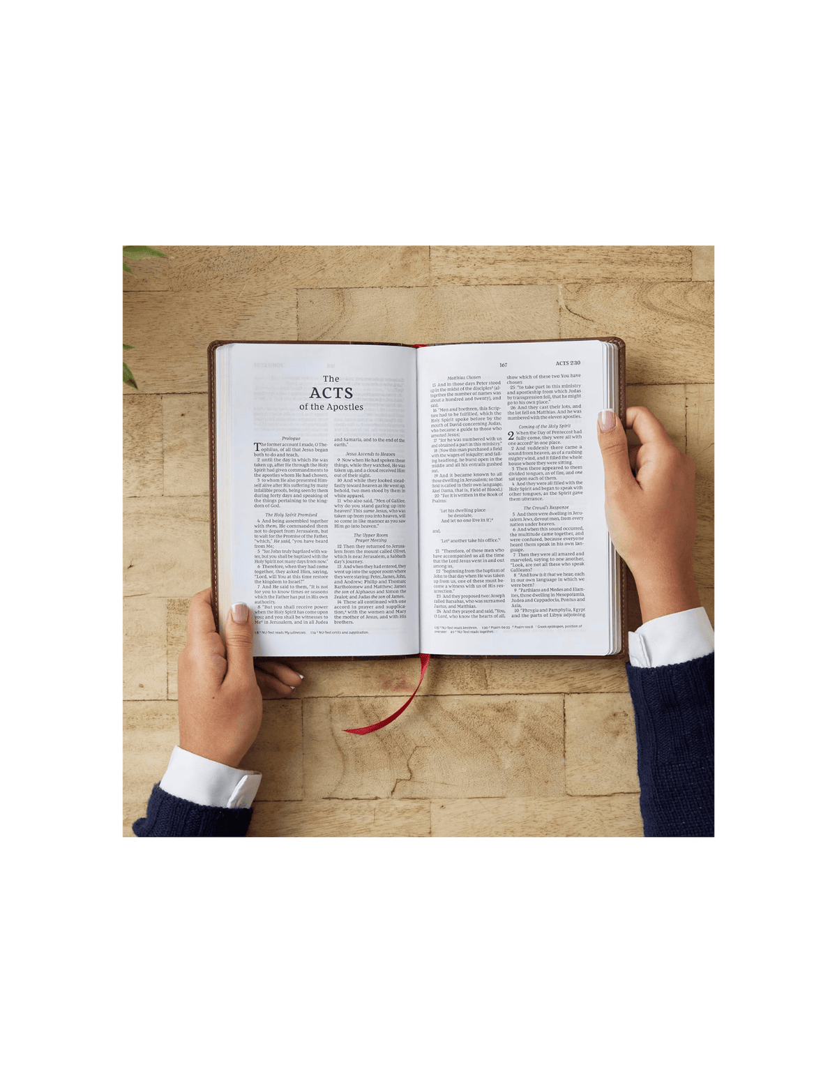 NKJV, Personal Size New Testament, Tan Leathersoft, Red Letter, Comfort Print
