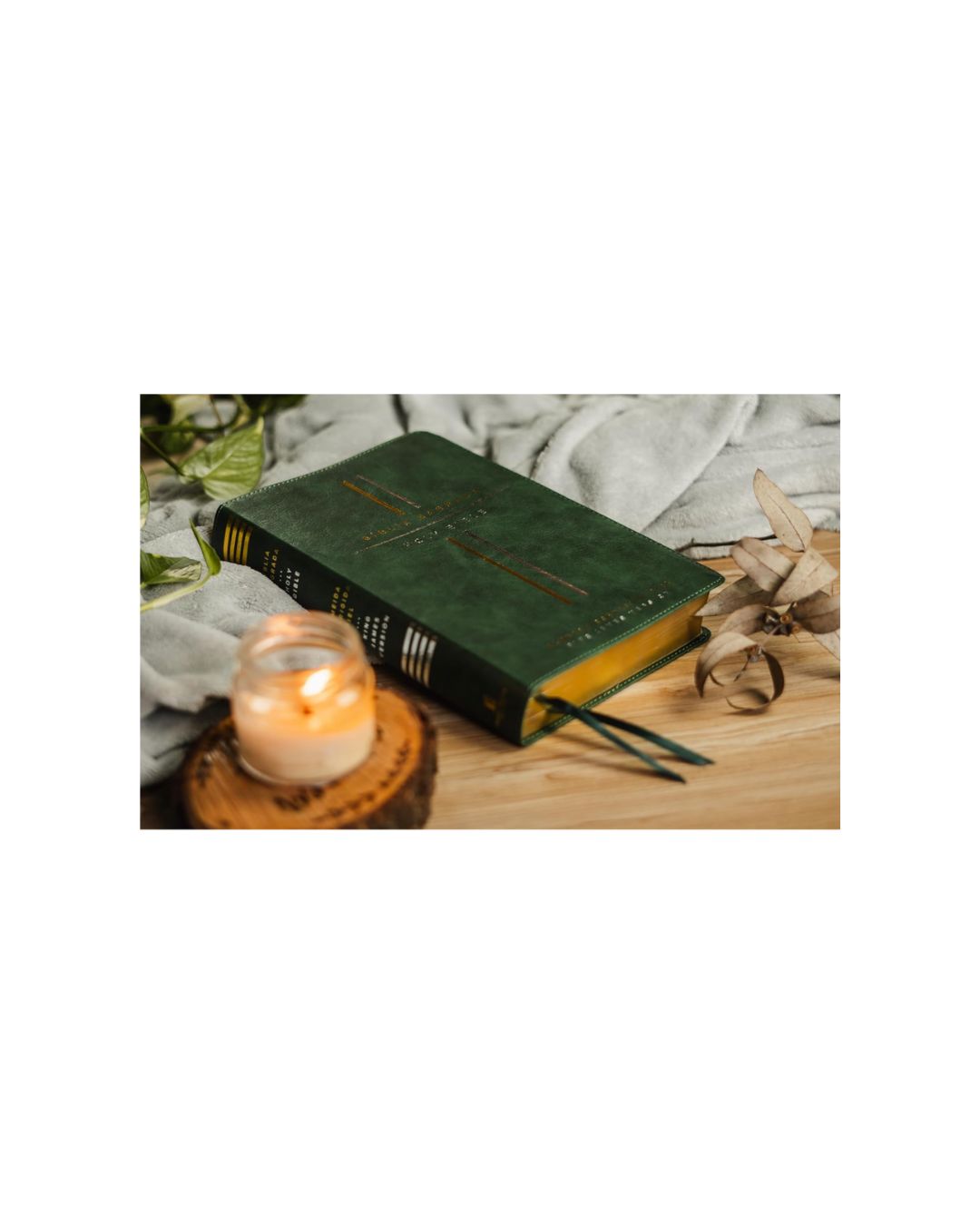 Biblia Bilingue/Portugues e Ingles/ACF/KJV/Leitura perfeita/Couro Soft Verde