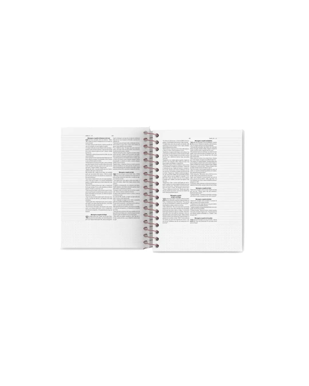 Biblia Anote Slim/NVT/ Capa Espiral Jeans Black
