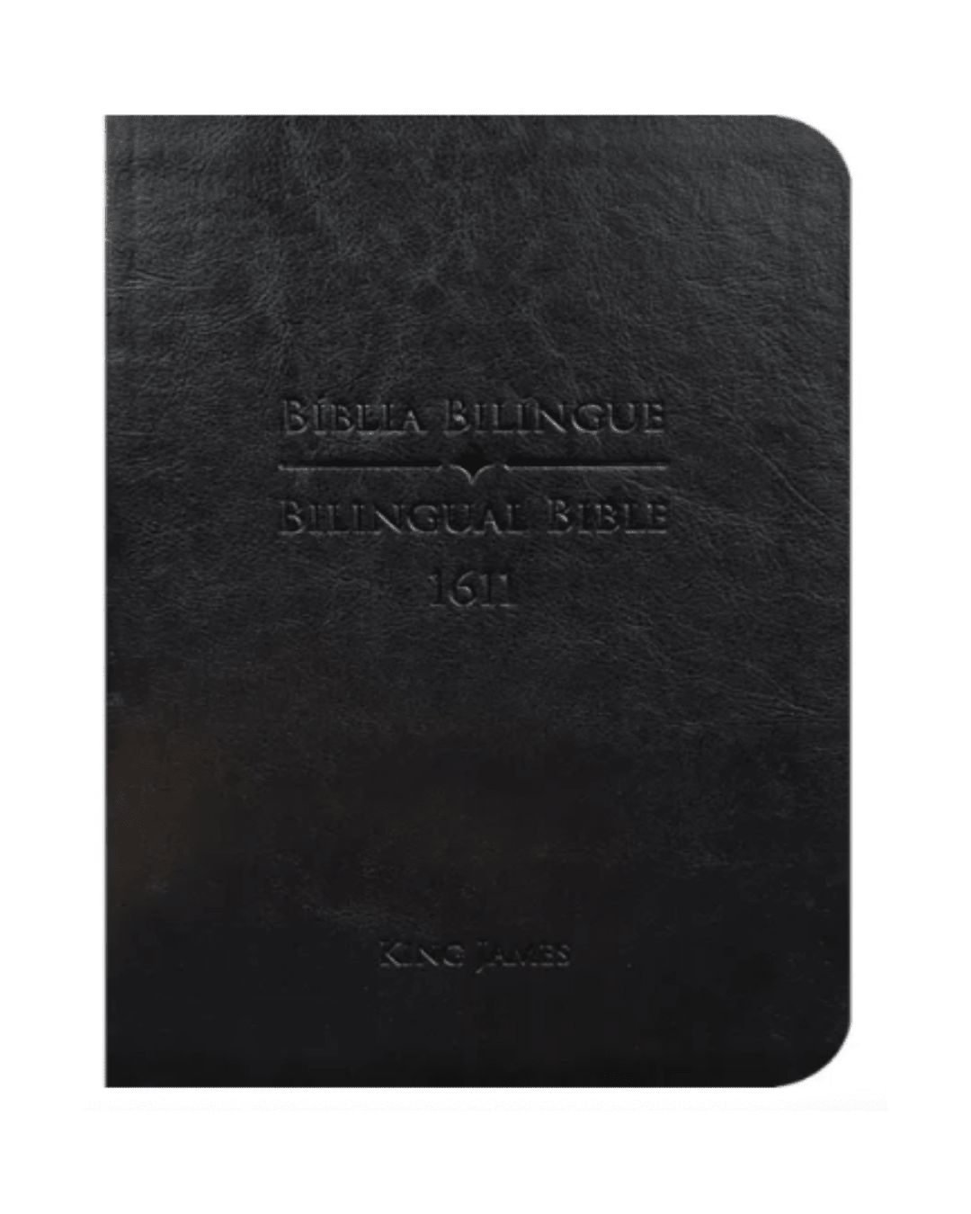 Bíblia King James 1611 | Bilíngue | Letra Normal | Capa Luxo Preta