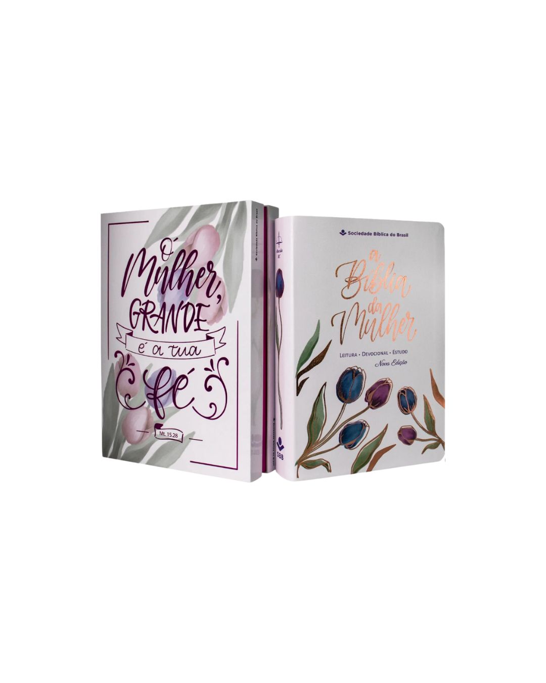 A Bíblia da Mulher | Letra Grande | ARC | Capa Luxo Branca