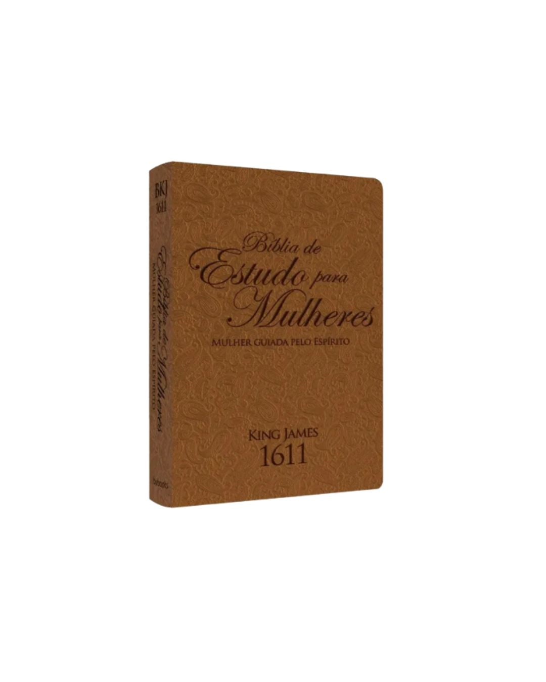 Bíblia de Estudo para Mulheres | BKJ 1611 | Letra normal | Capa Luxo Marrom