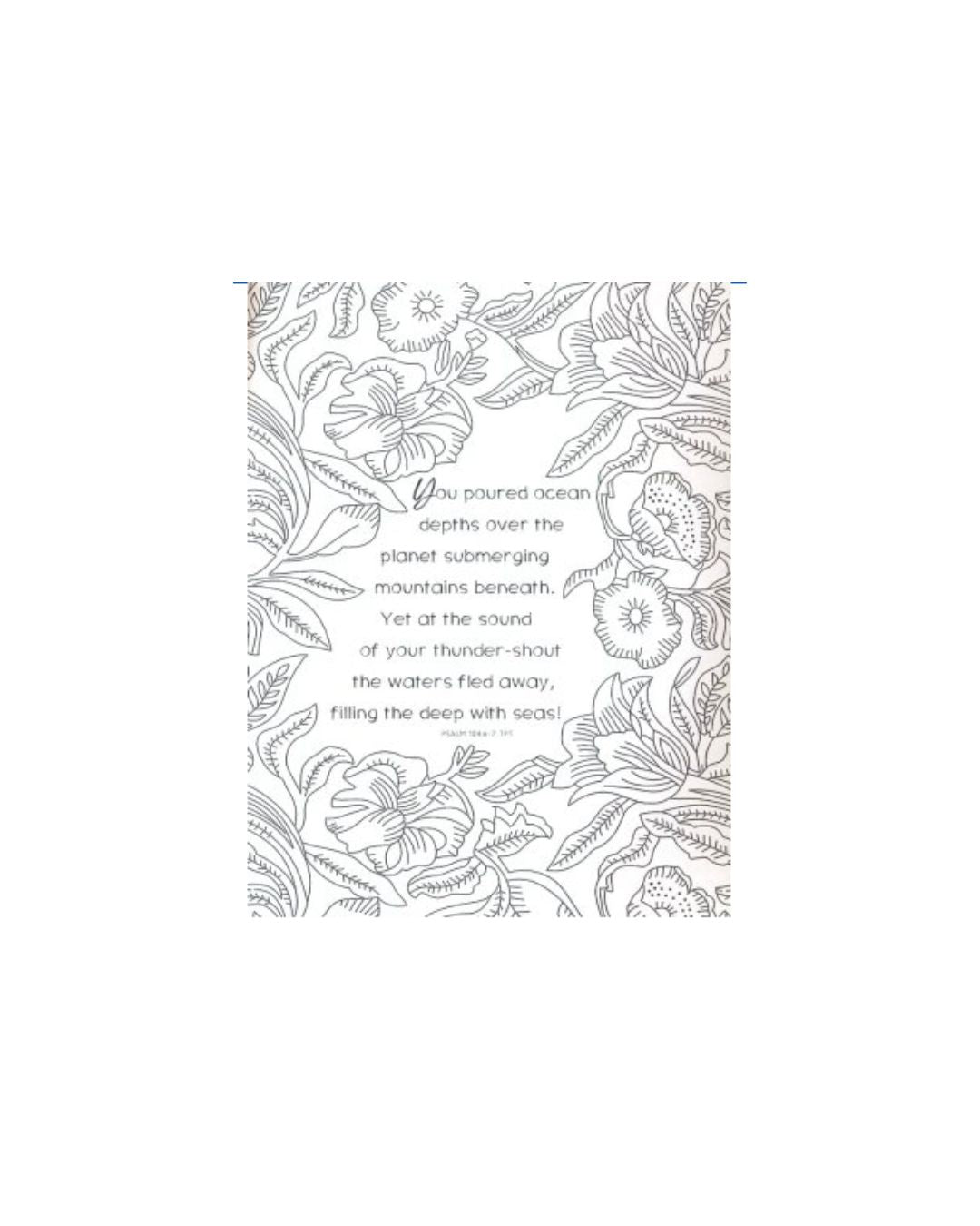 The Beloved Psalms Coloring Book/Majestic Expressions Series