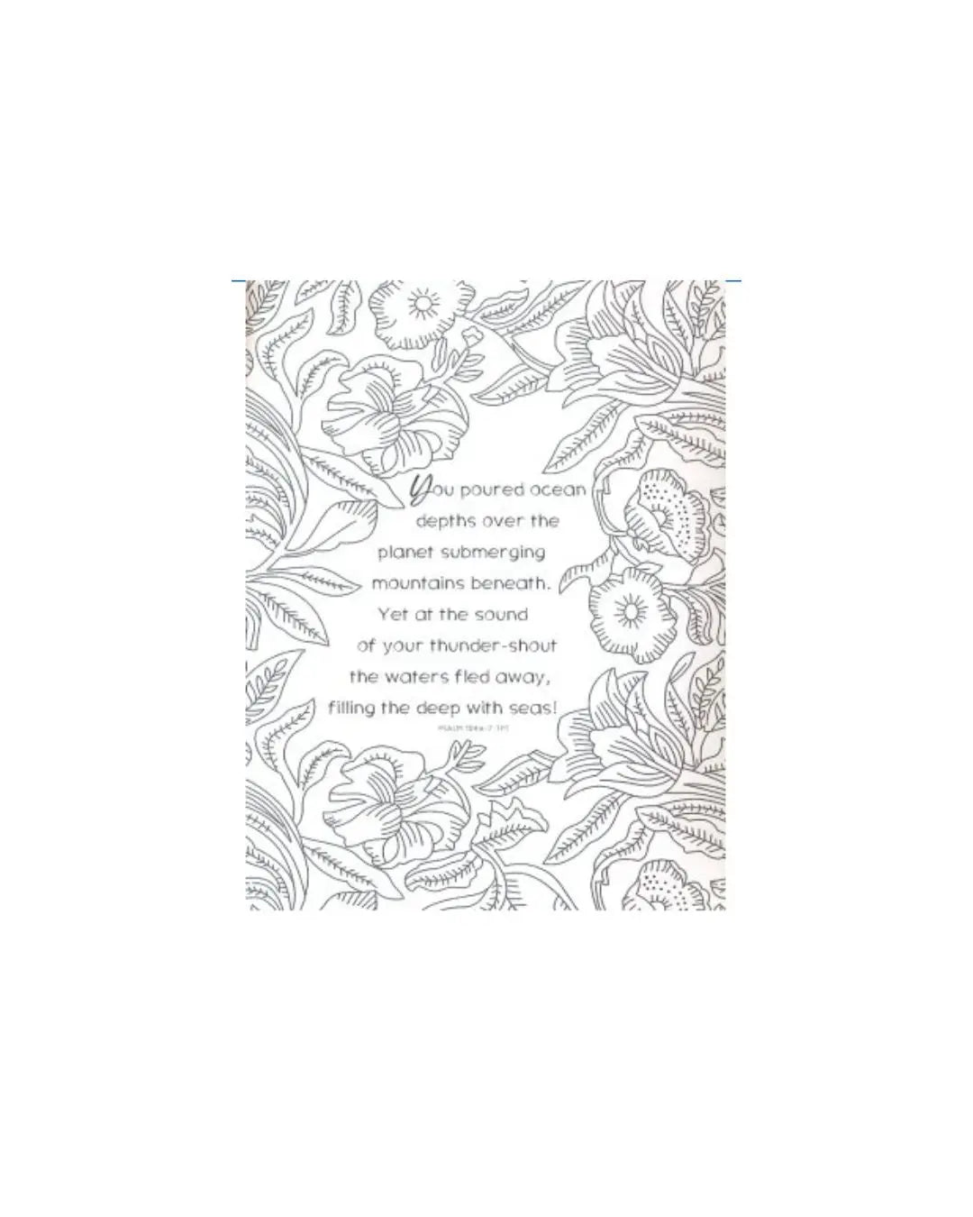 The Beloved Psalms Coloring Book/Majestic Expressions Series
