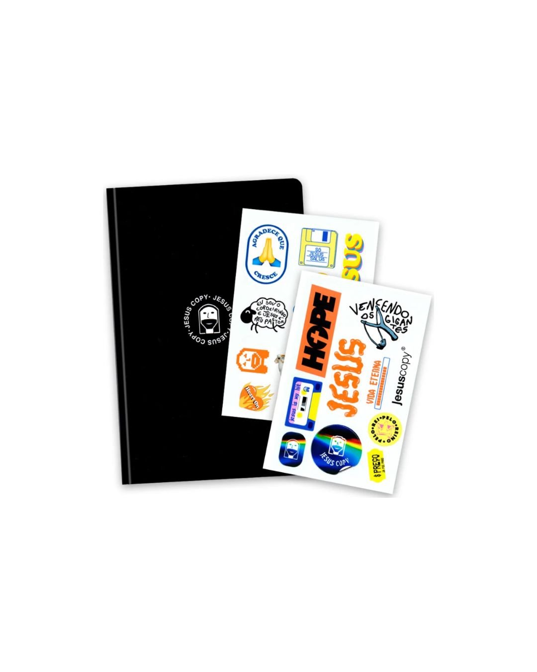 Bíblia Jesus Copy Sticker | NVI | Capa Dura Preta