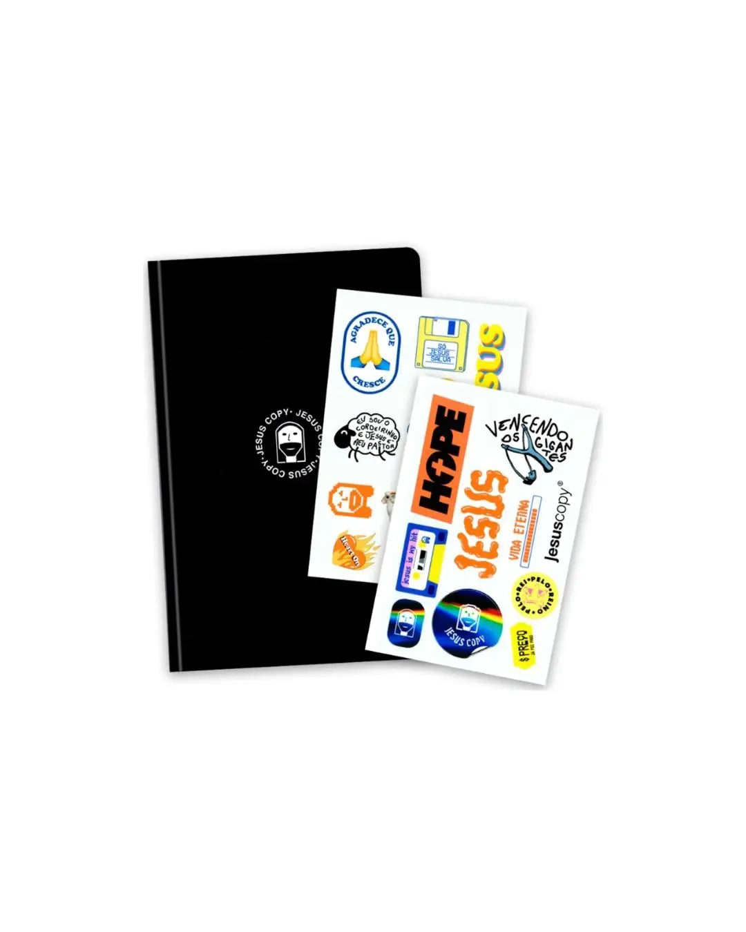 Bíblia Jesus Copy Sticker | NVI | Capa Dura Preta