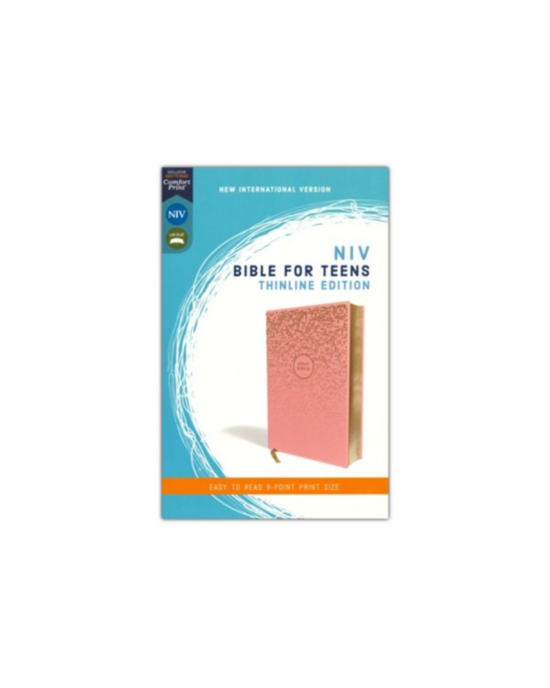NIV Thinline Bible for Teens, Comfort Print--soft leather-look, pink (red letter)