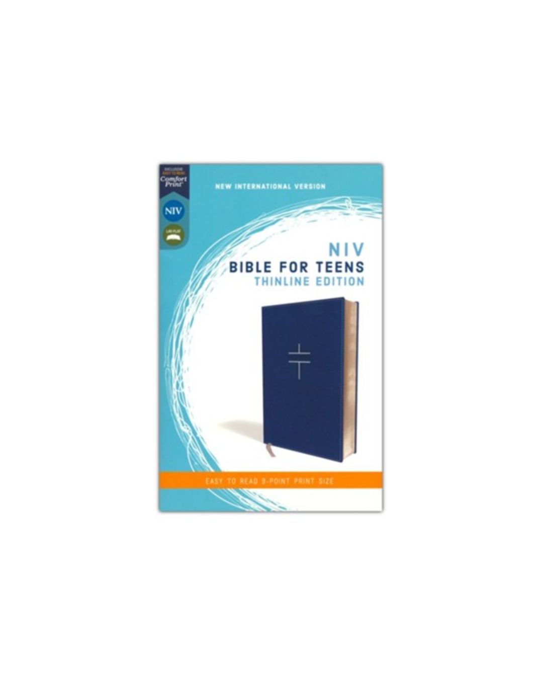 NIV Thinline Bible for Teens, Comfort Print--soft leather-look, blue (red letter)