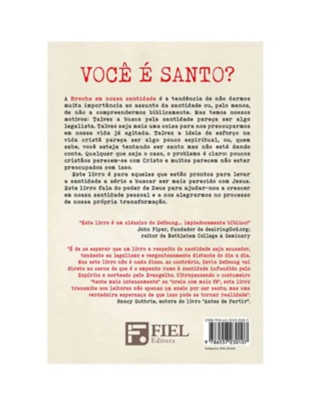 Brecha Em Nossa Santidade | Kevin Deyoung