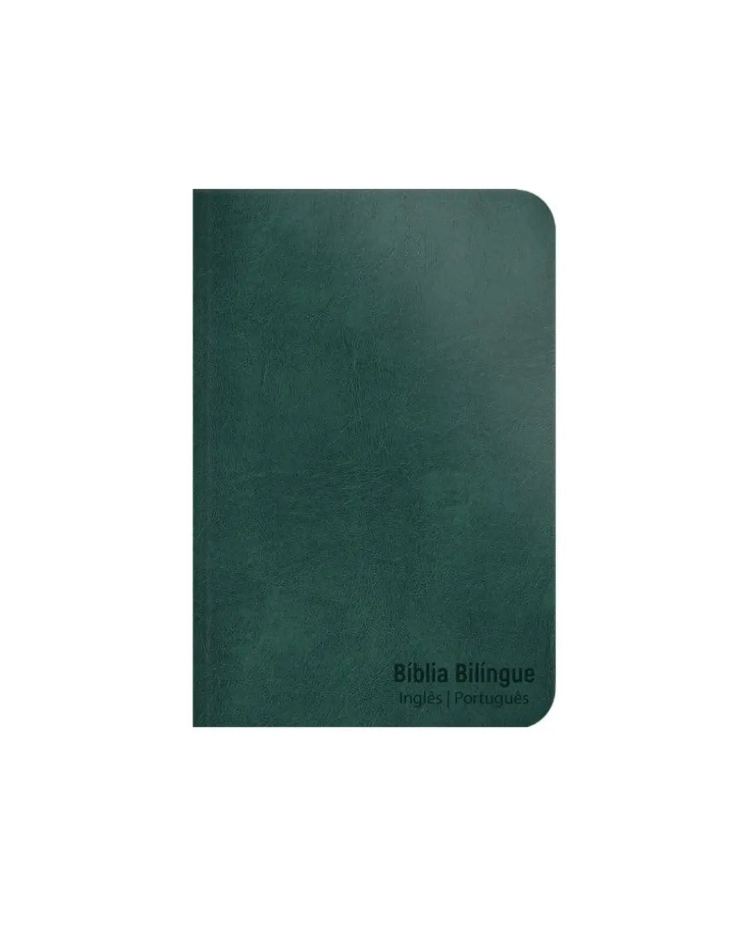 Bíblia Bilíngue | Português e Inglês | NVT | Letra Grande | Capa Flexível Esmeralda