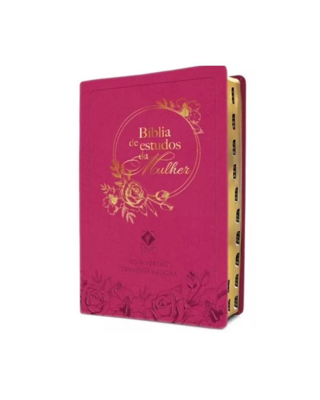 Bíblia de Estudo da Mulher | NVT | Capa Rosa