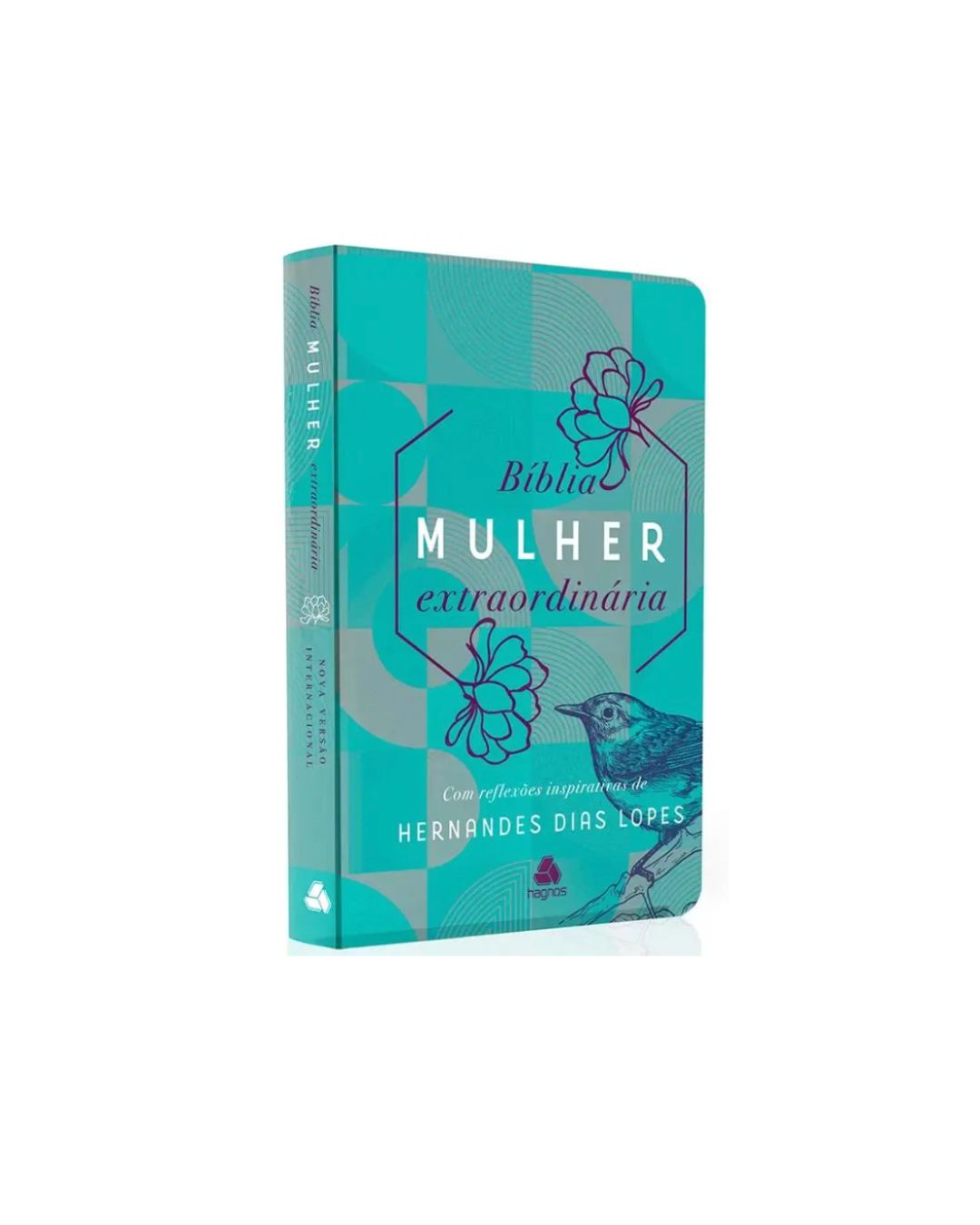Bíblia Mulher Extraordinária | NVI | Hernandes Dias Lopes | Capa Dura Turquesa