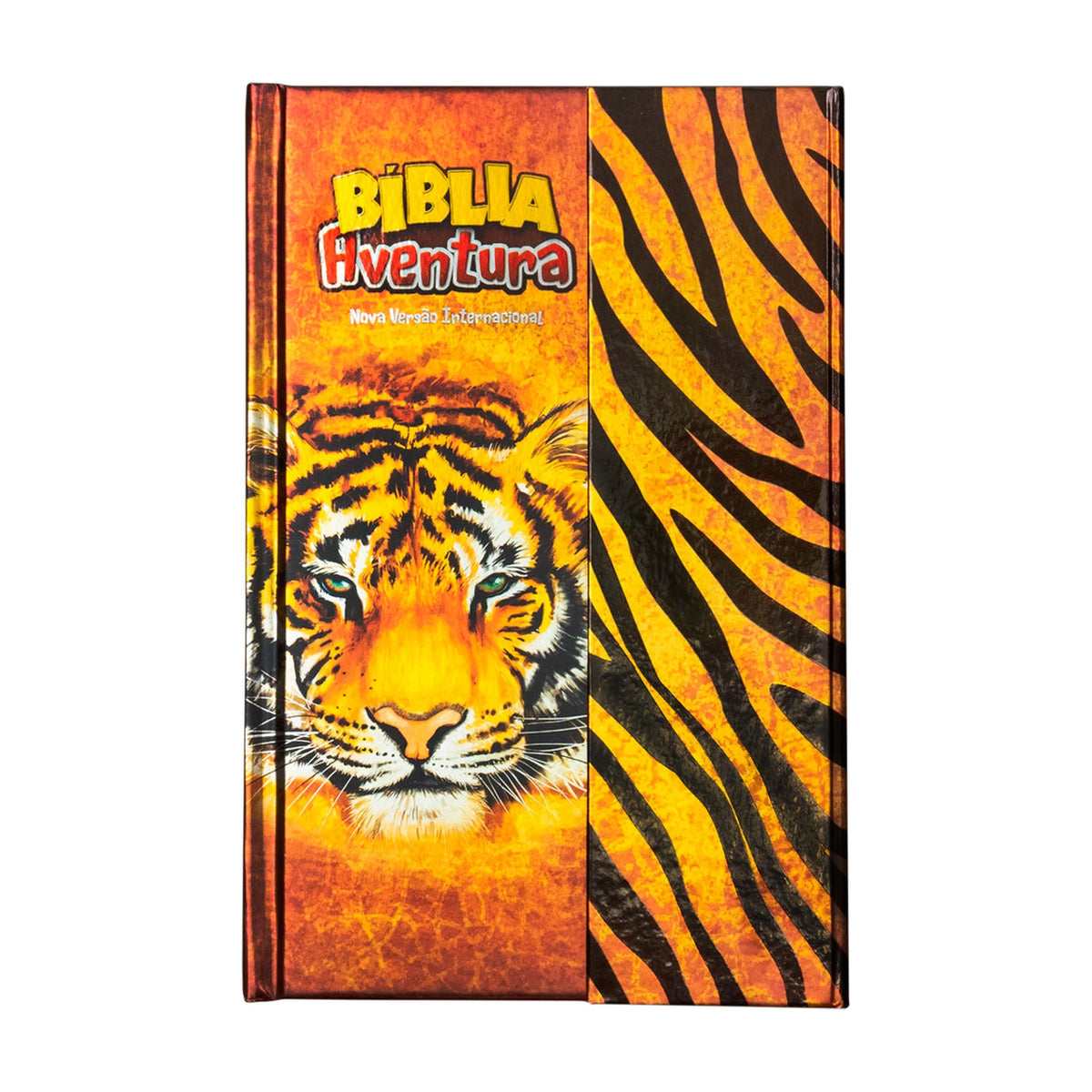 Bíblia Aventura Para Crianças | NVI | Leitura Perfeita | Capa Dura Tigre com Fechamento em Imã