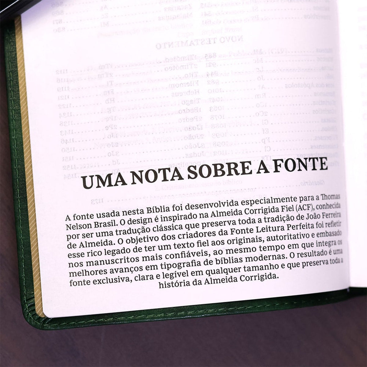 Holy Bible | ACF | Perfect Reading | Green Soft Leather Cover