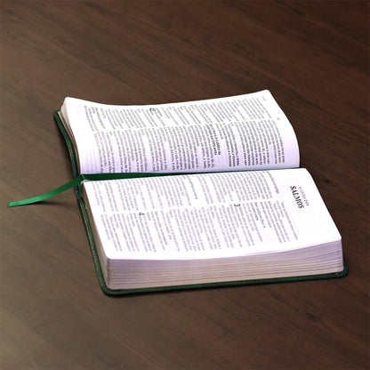 Holy Bible | ACF | Perfect Reading | Green Soft Leather Cover