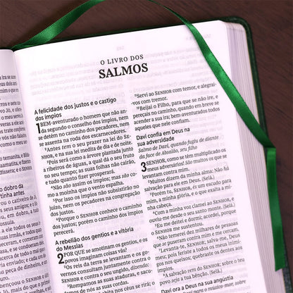 Holy Bible | ACF | Perfect Reading | Green Soft Leather Cover