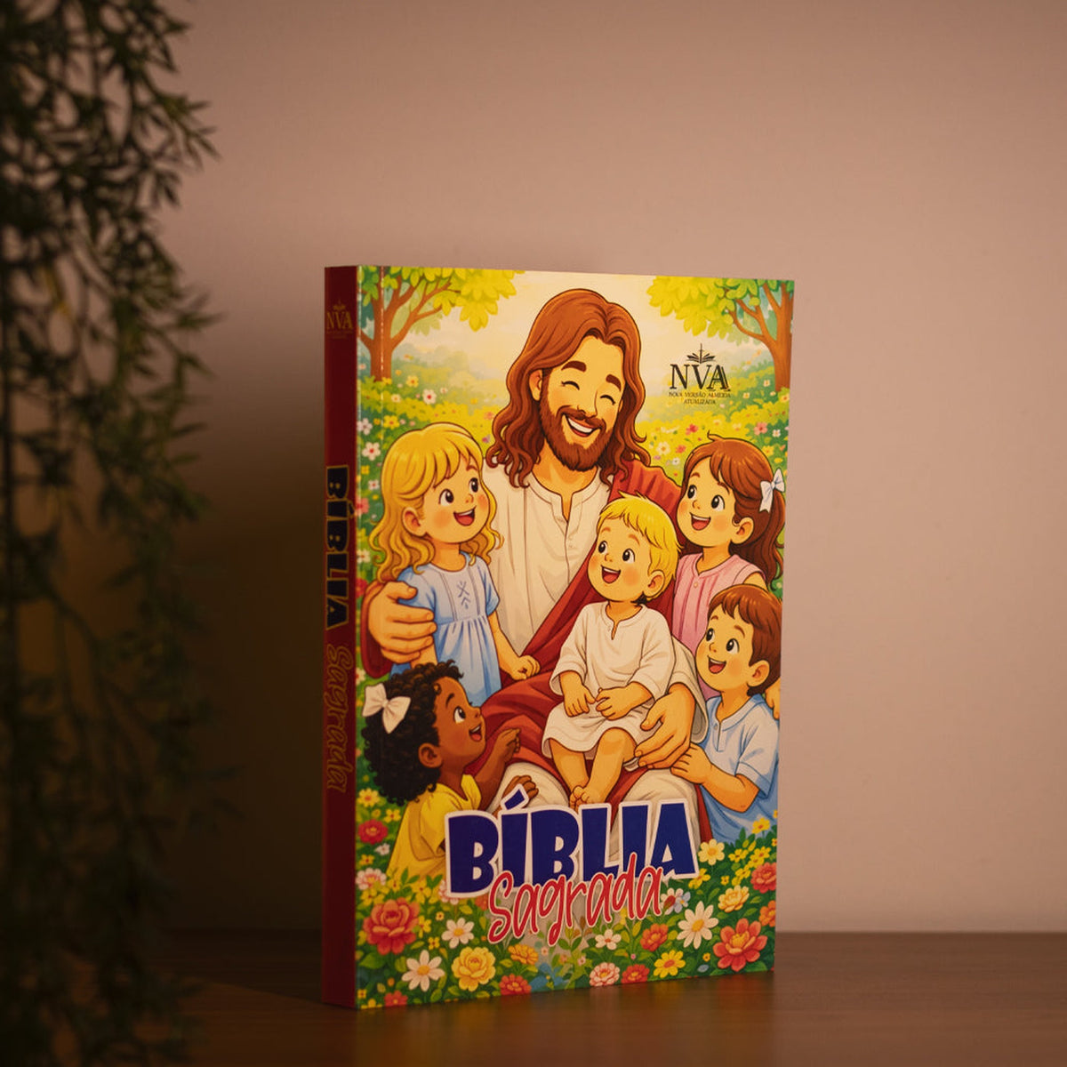 Holy Bible Jesus and the Children | NVA | Full Color | Paperback