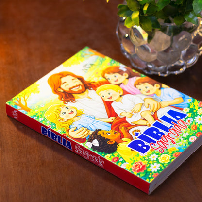 Holy Bible Jesus and the Children | NVA | Full Color | Paperback