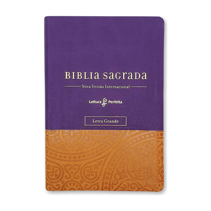 Bíblia Sagrada NVI - Leitura Perfeita | Letra Grande | c/ Espaço para Anotações | Roxa