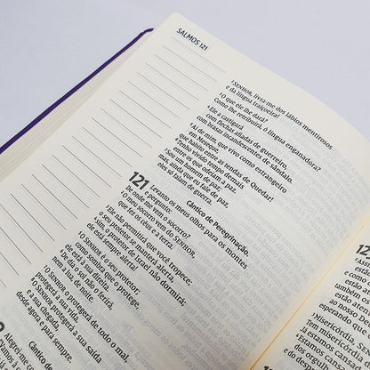 Bíblia Sagrada NVI - Leitura Perfeita | Letra Grande | c/ Espaço para Anotações | Roxa