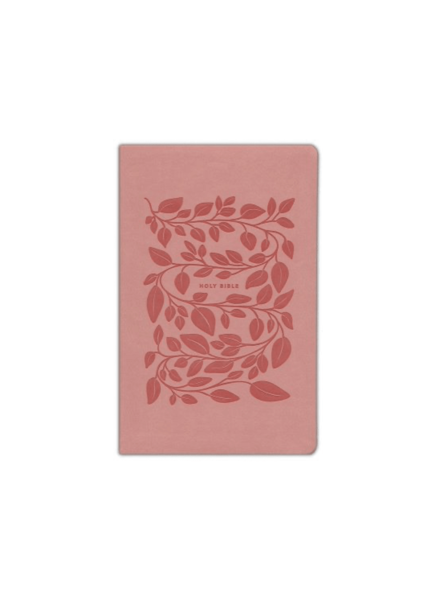 NLT Premium Value Thinline Bible, Filament-Enabled | Soft leather pink vines