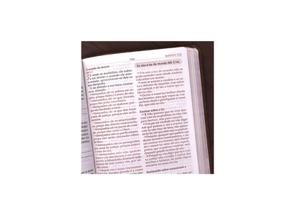 Bíblia de Estudo para Mulheres | BKJ 1611 | Letra normal | Capa Luxo Marrom