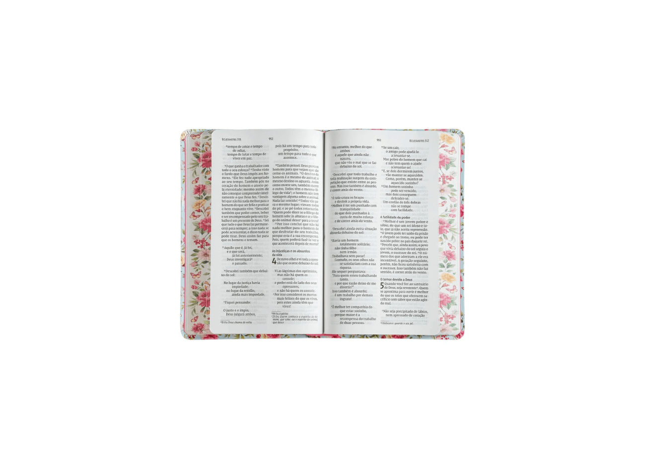 Bíblia Sagrada | NVI | Leitura Perfeita | Capa Couro Soft Flores Maximalista