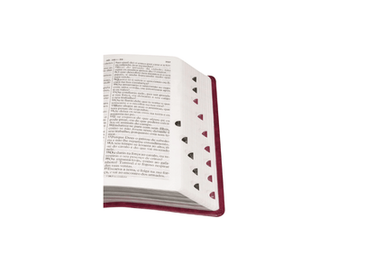 Bíblia Sagrada | Letra Gigante | ARC | Capa Couro Púrpura Nobre Luxo | c/ Índice