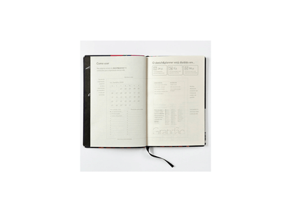 Sketch e Planner | Capa Brochura Coração em Chamas