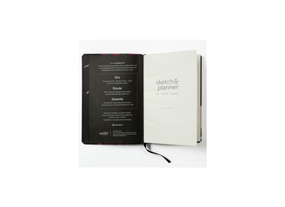 Sketch e Planner | Capa Brochura Coração em Chamas