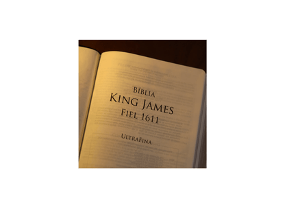 Bíblia King James 1611 | Fiel | Ultrafina Preta