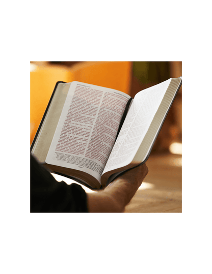 KJV Personal Size - Burgundy Cross Design