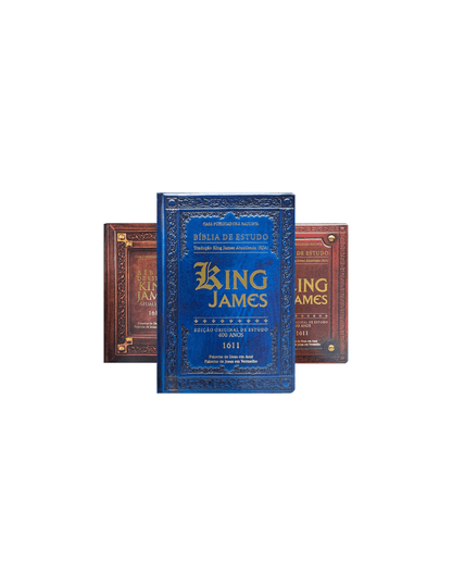 BÍBLIA DE ESTUDO KING JAMES FULL COLOR - CAPA DURA