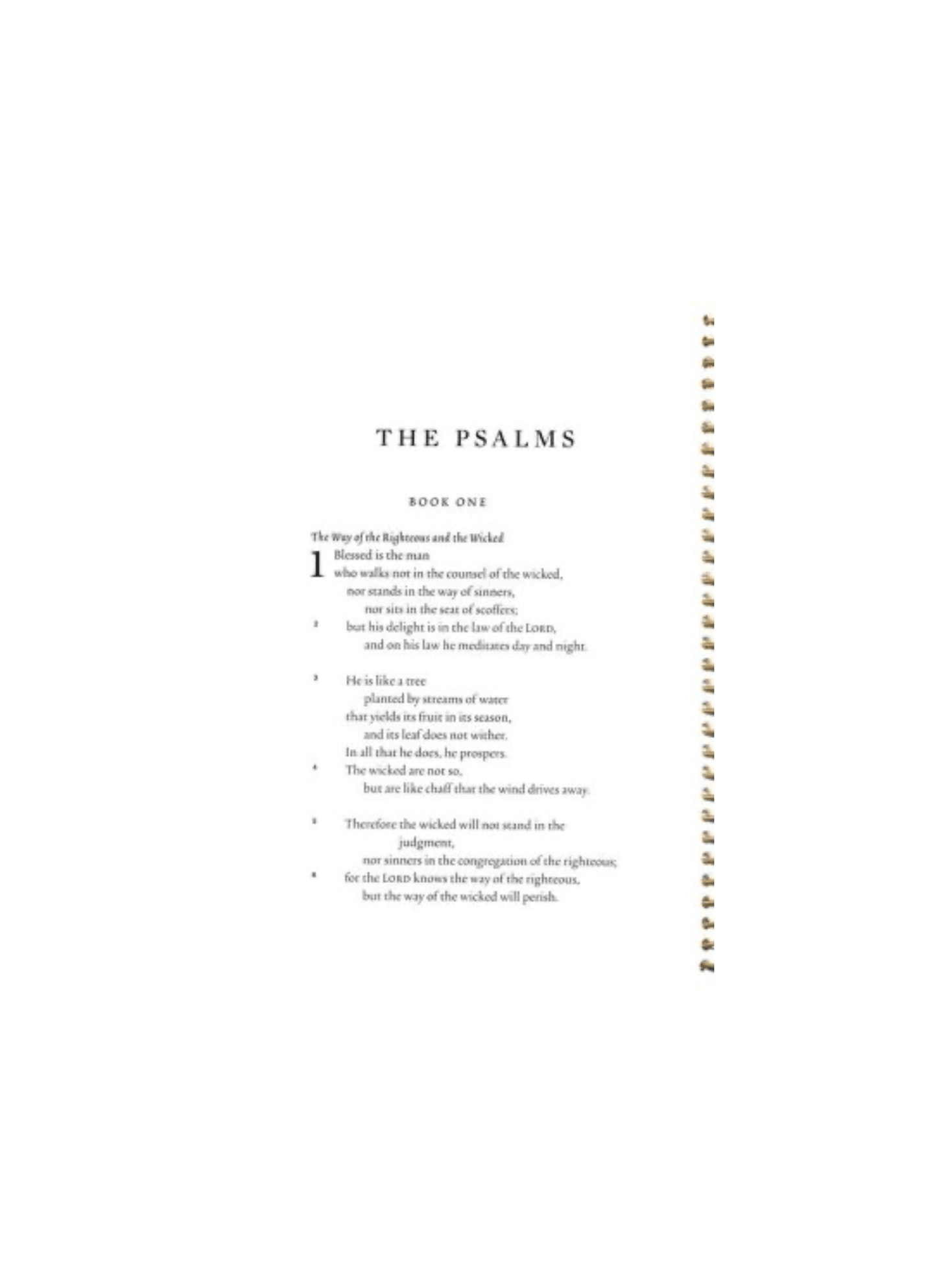 ESV Scripture Journal | Spiral-Bound Edition: Psalms