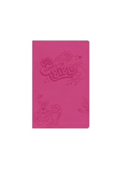 My First Hands-on Bible--soft leather-look, pretty pink