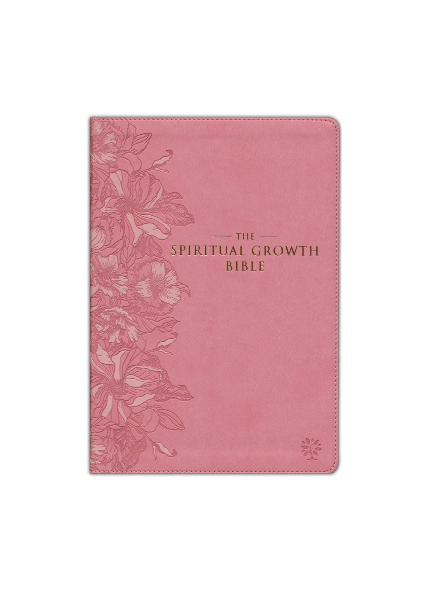 The NLT Spiritual Growth Bible Pink Faux Leather