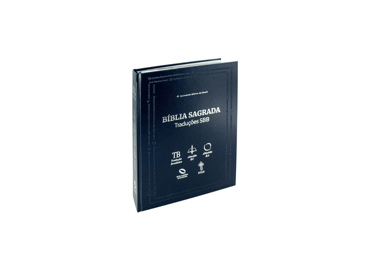 Bíblia Sagrada Traduções SBB | TB | ARC | ARA | NAA | NTLH | Letra Normal | Capa Dura Azul