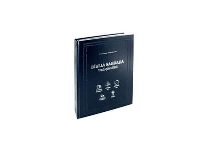 Bíblia Sagrada Traduções SBB | TB | ARC | ARA | NAA | NTLH | Letra Normal | Capa Dura Azul