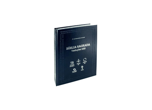 Bíblia Sagrada Traduções SBB | TB | ARC | ARA | NAA | NTLH | Letra Normal | Capa Dura Azul 