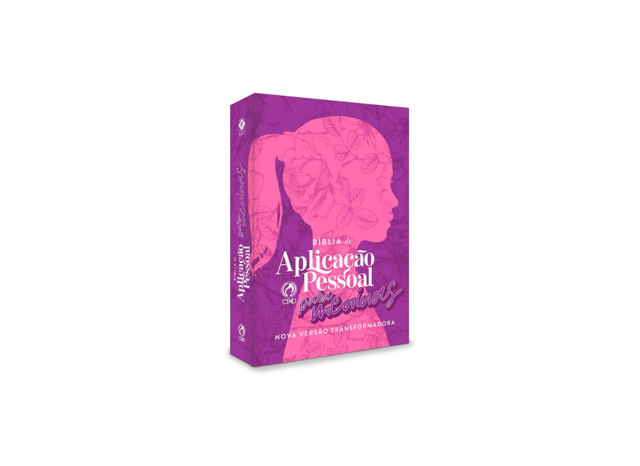 Bíblia de Estudo Aplicação Pessoal para Meninas | NVT | Média Rosa | Capa Dura