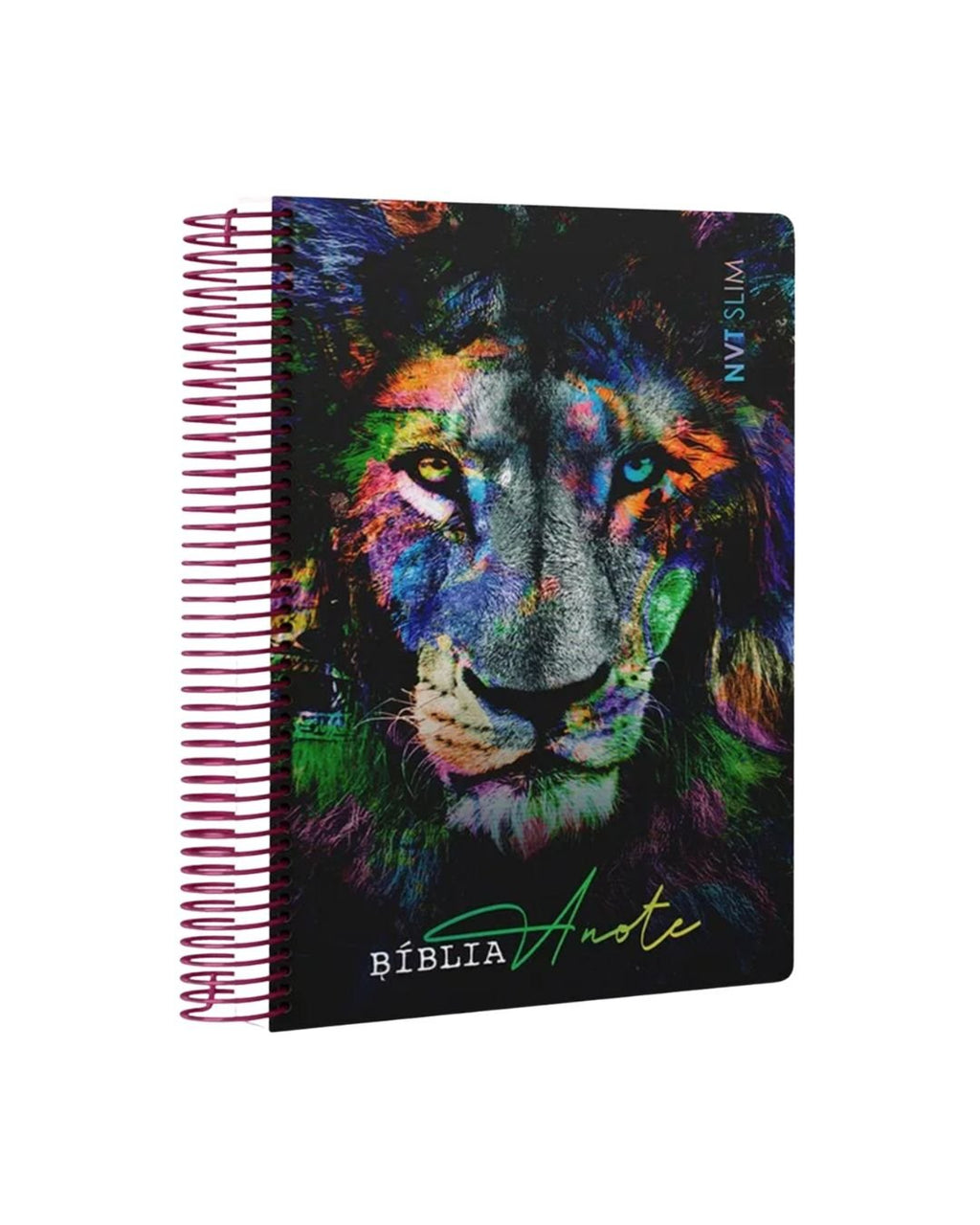 Biblia Anote Slim/NVT/ Capa Espiral Leao color