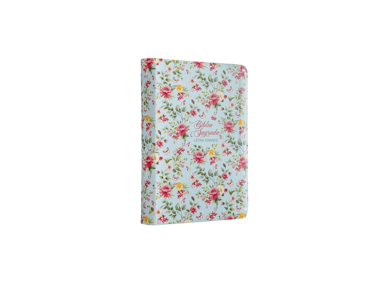 Bíblia Sagrada | NVI | Leitura Perfeita | Capa Couro Soft Flores Maximalista