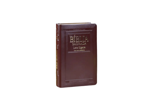 Bíblia Sagrada | Letra Gigante | ARA | Capa Marrom Nobre Luxo | c/ índice 