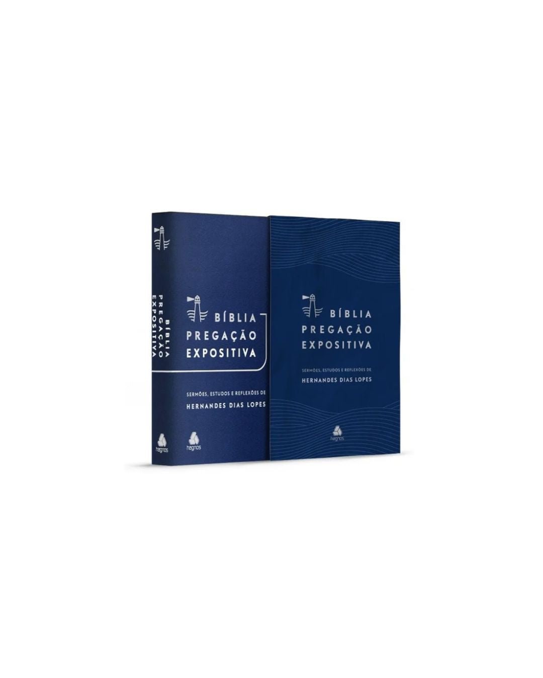 Bíblia Pregação Expositiva | ARA | Letra Normal | PU Luxo Azul | Hernandes Dias Lopes