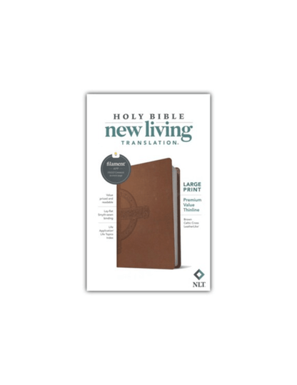 NLT Filament Premium Value Thinline Bible - Brown
