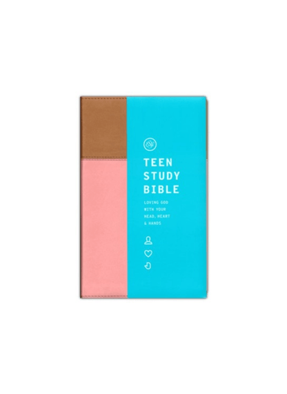 ESV Teen Study Bible | Soft leather, blush and caramel