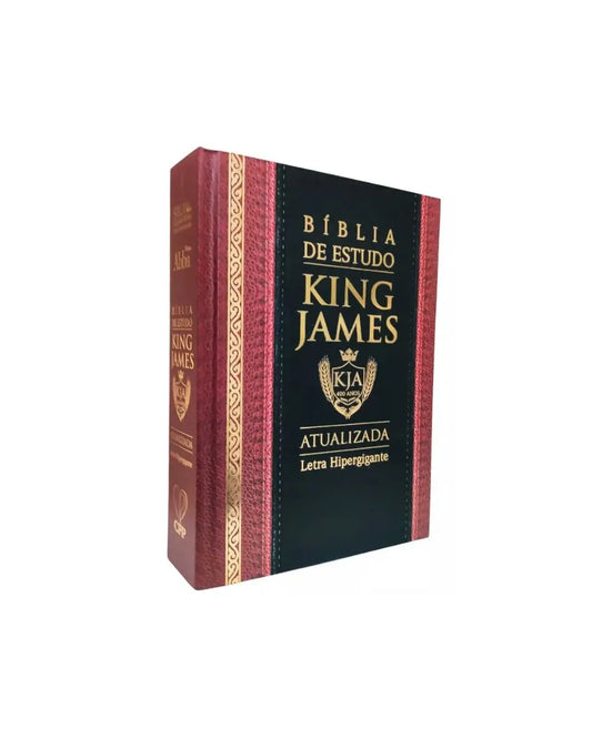 Bíblia De Estudo King James Atualizada | Hipergigante | Full Collor | Capa Dura 