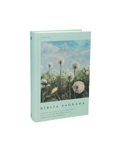 Bíblia Sagrada Com Espaço Para Anotações | NVI | Leitura Perfeita | Capa Dura Tecido Dente De Leão