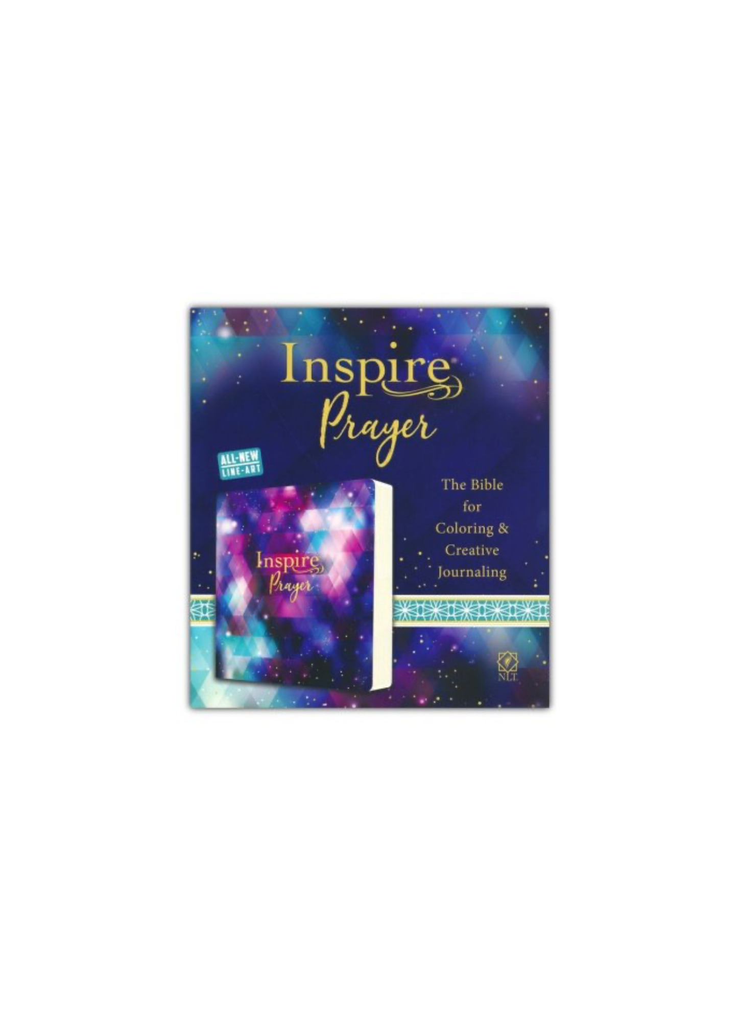 NLT Inspire Prayer Bible: The Bible for Coloring and Creative Journaling | Softcover